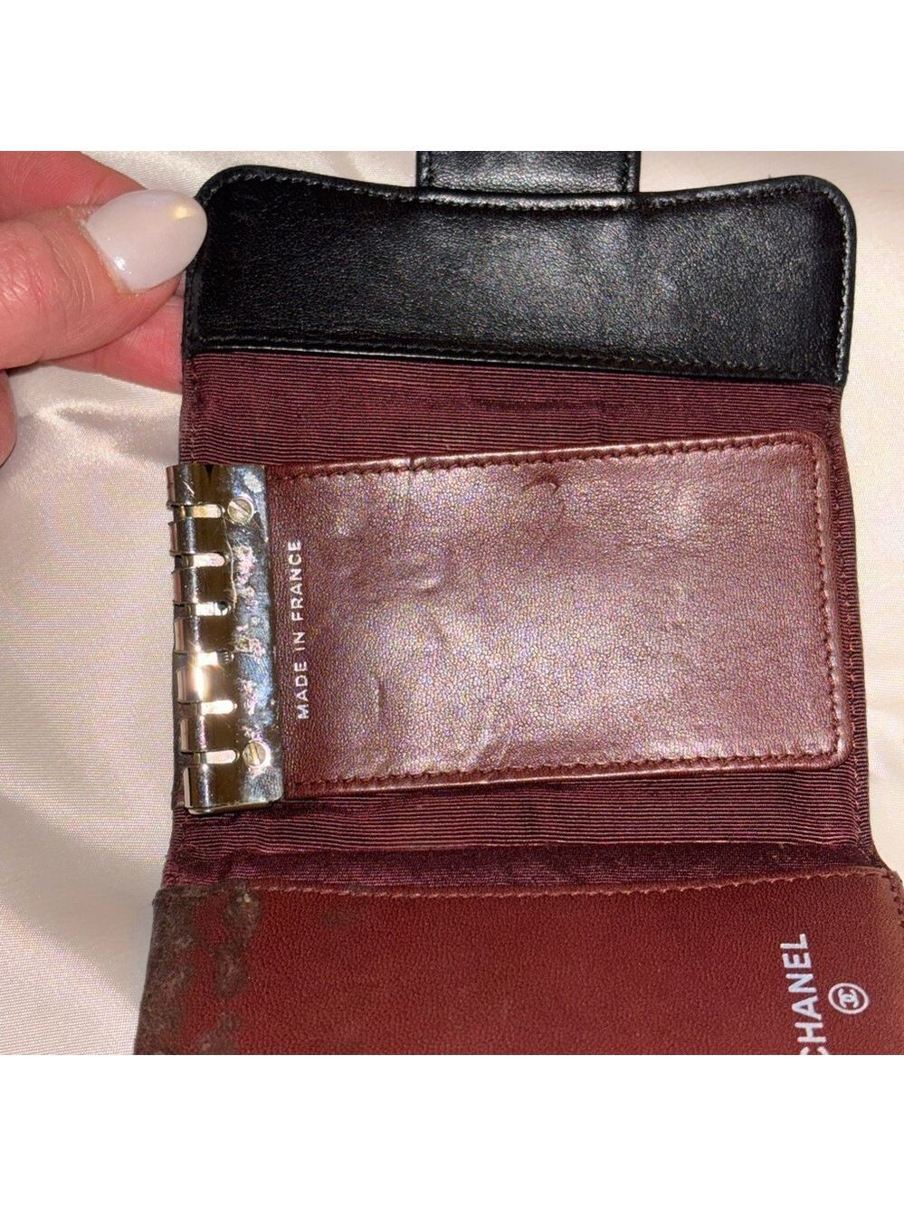 CHANEL Calfskin Black Soft Quilted Leather Key Case - Very good condition - Picture 9 of 14